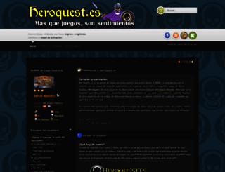 heroquest.es screenshot