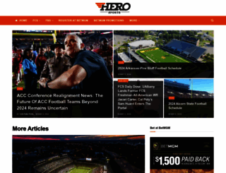 herosports.com screenshot