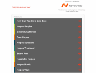 herpes-eraser.net screenshot