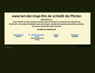 herr-der-ringe-film.de screenshot