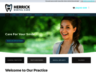 herrickdental.com screenshot