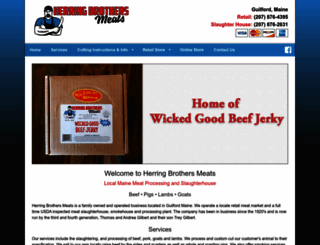 herringbrothersmeats.com screenshot