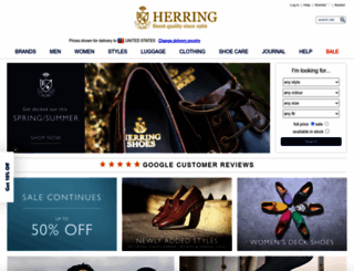 herringshoes.co.uk screenshot
