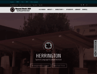 herrington.roundrockisd.org screenshot
