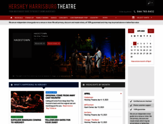 hershey-harrisburg-theatre.com screenshot