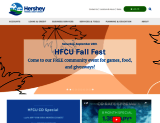 hersheyfcu.org screenshot