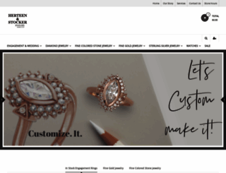 herteenandstockerjewelers.com screenshot