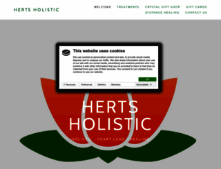 hertsholistic.com screenshot