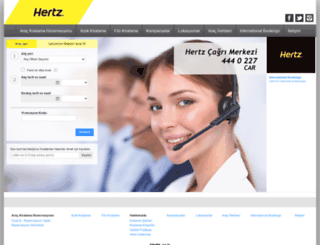 hertz.com.tr screenshot