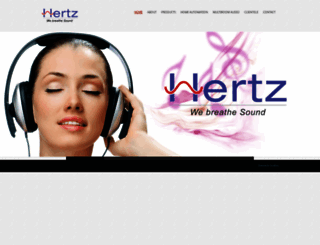 hertzaudio.co.in screenshot