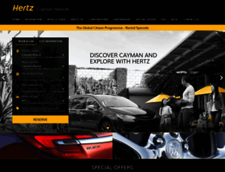hertzcayman.com screenshot