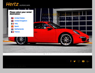 hertzsupercars.com screenshot