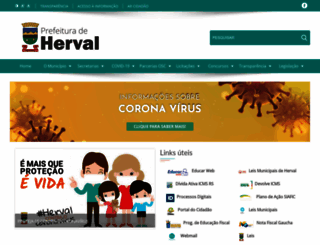 herval.rs.gov.br screenshot