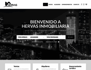 hervasinmobiliaria.com.ar screenshot