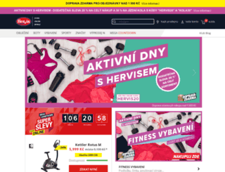 hervis.cz screenshot