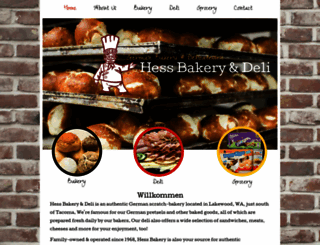 hessbakery.com screenshot