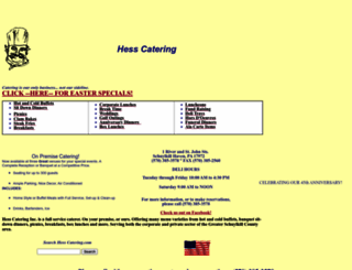 hesscatering.com screenshot