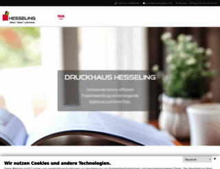hesselingdruck.de screenshot
