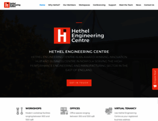 hethelcentre.com screenshot