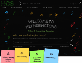 hetheringtonsweb.co.uk screenshot
