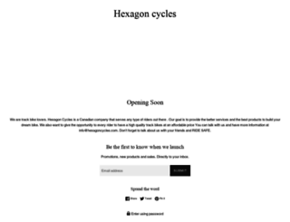 hexagoncycles.com screenshot