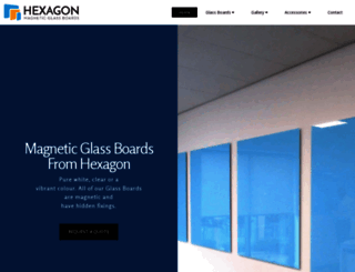 hexagonglassboards.com screenshot