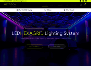 hexagonlighting.com screenshot