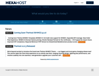 hexahost.net screenshot