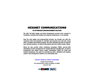 hexanet.com screenshot