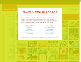 hexanine.com screenshot