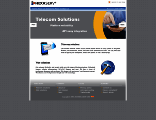 hexaserv.com screenshot