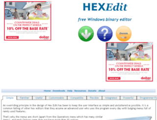 hexedit.com screenshot