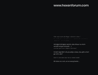 hexenforum.com screenshot