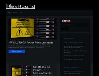 hexhound.com screenshot