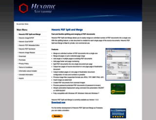 hexonic-software.com screenshot