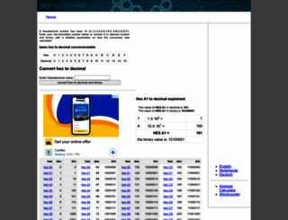 hextodecimal.com screenshot
