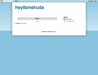 heyitsmehuda.blogspot.com screenshot
