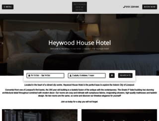 heywoodhousehotel.co.uk screenshot
