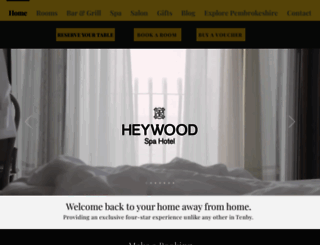 heywoodspahotel.co.uk screenshot