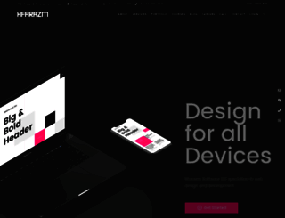 hfarazm.com screenshot