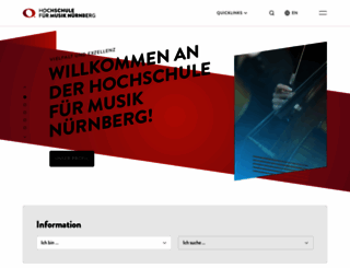 hfm-nuernberg.de screenshot
