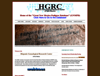 hgrc-nm.org screenshot
