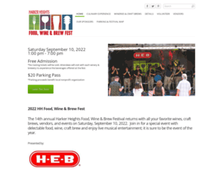 hhfoodandwine.com screenshot