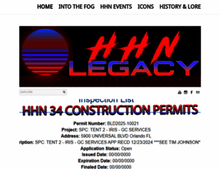hhnlegacy.com screenshot