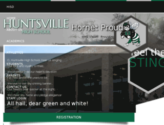 hhs.huntsville-isd.org screenshot