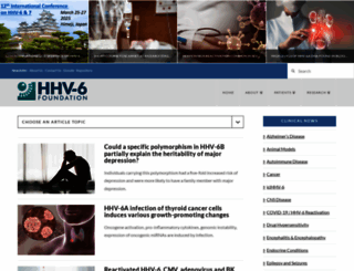 hhv-6foundation.org screenshot