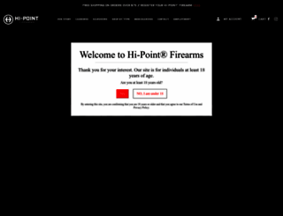 hi-pointfirearms.net screenshot