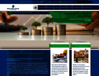 hiawathabank.com screenshot