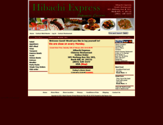 hibachirockhill.com screenshot