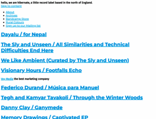 hibernate-recs.co.uk screenshot